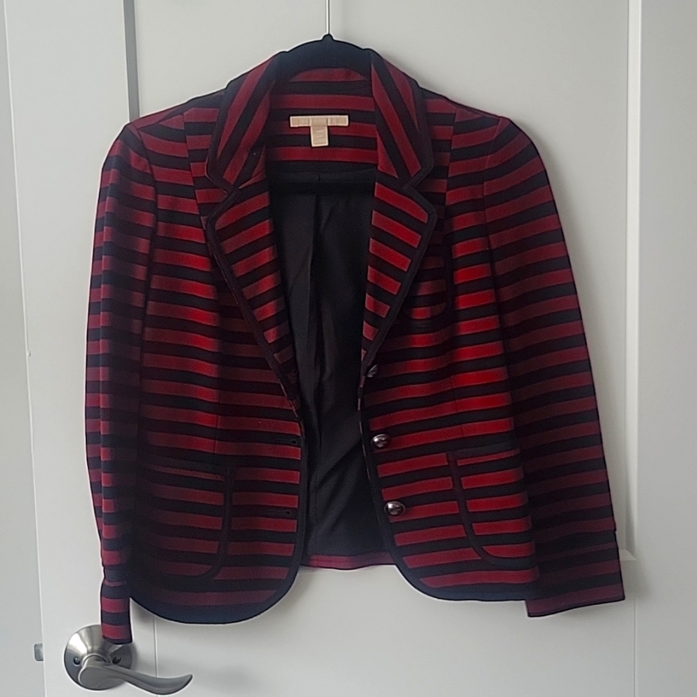 Banana Republic striped blazer